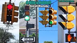 Incandescent 3M Traffic Lights | 8 Mile & Hubbell