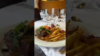Le Chalet du Mont P&egrave;lerin🇨🇭 Menu filet de b&oelig;uf avec entr&eacute;e, dessert et Verre de bienvenue