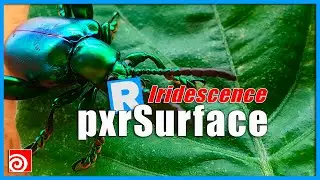 Renderman pxrSurface for beginners | Iridescence (pt05) Renderman houdini