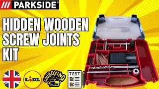 HIDDEN WOODEN SCREW JOINTS KIT Parkside PSVH 56 A1 UK LIDL