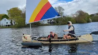 Canoe Sail by SailboatsToGo.com