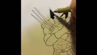 Wolverine Speed Drawing Classic X-Men