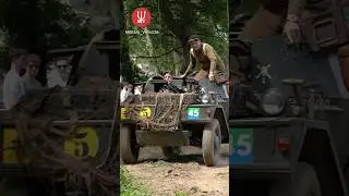 Off-road Speeding Daimler Dingo 💥 💨 #ww2 #military #vehicles #scout #car #4x4 #offroad #speed #war