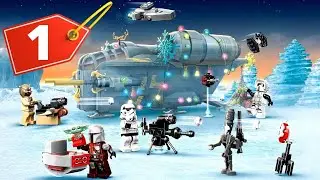 LEGO 75307 Адвент календарь Star Wars  лего Звездные войны Мандалорец Распаковка ч.1