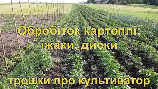 Обробіток картоплі: їжаки, дискові підгортачі.