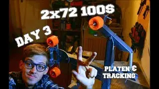 Making A 2x72 BELT GRINDER $100 - DAY 3 - flat platen & tracking wheel