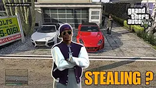 STOLE 2 CARS WITH LAMAR | GTA V GAMEPLAY #2