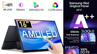 VCHANCE 16'' 4K AMOLED Touchscreen Monitor Review &ndash; The Ultimate Portable Display for Work & Play!