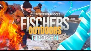 FROZEN: Ice Fishing Below FREEZING! Sparks & Reels fly - Fischer Boys test Christmas gifts & gear.