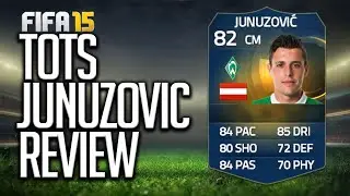 FIFA 15: TOTS JUNUZOVIC REVIEW (82) +INGAME STATS! FIFA 15 PLAYER REVIEW