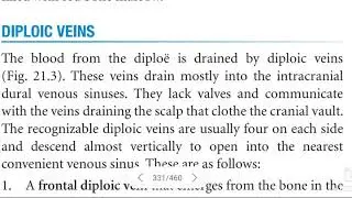 Diploic veins