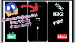 SOFTWARE INDISPONÍVEL PARA SEU IPHONE NO ITUNES - IPHONE TRAVADO NA MAÇÃ - IPHONE INATIVO - MODO DFU