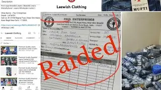 #Brand #Protection #Raid #Mufti #Jeans #Duplicate #Paul #Enterprises #Laewish #Tank #Road #Delhi