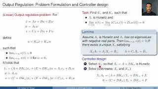 Introduction to Nonlinear Control: Part 13 (Output Regulation)