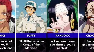Everyone’s Reaction if Luffy Becomes a Marine [ONE PIECE]