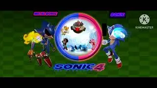 Fan made Sonic The Hedgehog 4 Movie Poster/Sonic CD Cover (Kinemaster)