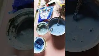 water+glue+colour(any)+surf Excel solution = slime #slime #shorts
