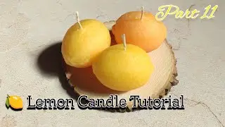 🍋 How to Make a Lemon Candle with Lemon