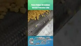 Corn Flakes Breakfast Cereal Process Line