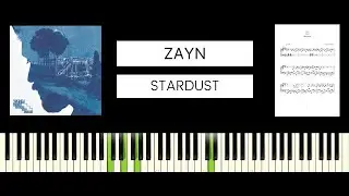 ZAYN - Stardust (BEST PIANO TUTORIAL & COVER)
