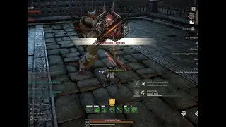 Bless Unleashed PC : Dimensional Dungeons LV.1 Crusader solo 1st boss