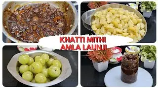 Winter Special Khatti Mithi Amla Ki Launji | Amla Launji Recipe | Immunity Booster Chutney | Healthy