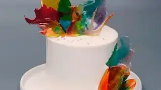 beautiful crystal cake#ideas#cake #youtubeshorts