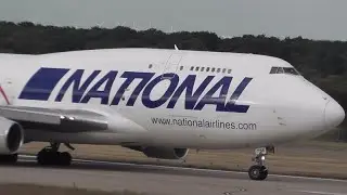 NATIONAL AIRLINES B747-400F N756CA LANDING @ DONCASTER AIRPORT (UK) #pilotlife #pilot #dsa #b747