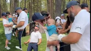 Jason Kelce's Heartwarming Moment: Signing a Baby Boy's Shirt at the Golf Course!