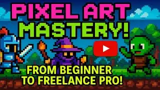 Pixel Art Master Course | Beginner to Professional Freelance | Part 1 of 3