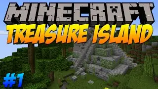Minecraft Treasure Island Ep 1 - Dinosaur Skeleton