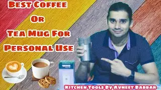 Dubblin Frappe Stainless Steel Tea Coffee Mug Double Wall Vacuum Insulated Spill Proof Travel Mug