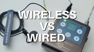 LECTROSONICS wireless mic transmitter VS direct wired microphone