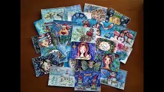 ❤ #artsyadventcalendar December 2017 &ndash; Flip Through