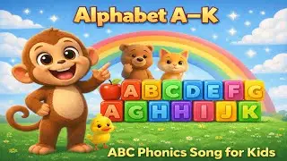 Alphabet A&ndash;K Song 🎵 | ABC Phonics Song for Kids | Learn Letters with Chuchu Coco 🐵