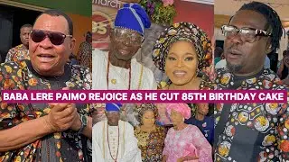 SURROUNDED BY LOVE! LEGENDARY MOVIE ICON BABA LERE CUT HIS 85TH YEAR BIRTHDAY CAKE WITH HONOR
