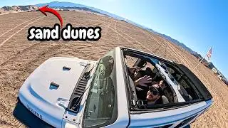 Езда по песчаным дюнам — это страшно! Jeep Wrangler 4XE и Polaris RZR Turbo R