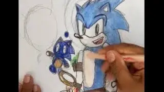 Sonic drawing 😍👽🚀👀#trending #drawing #viralvideo