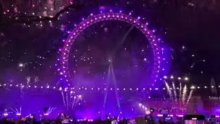 London New Year Eve Fireworks - 2024 | Blue Zone