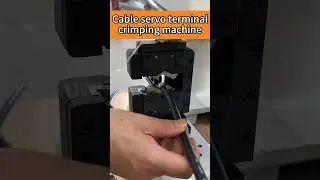 Servo motor driven cable crimping machine - Suzhou Crown