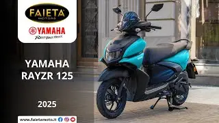 NUOVA Yamaha RayZR 2025: Scooter Leggero e Sportivo | Faieta Motors