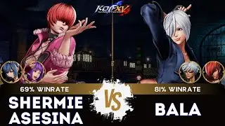 KOF XV🌟SHERMIE ASESINA (Shermie/Athena/Leona) vs BALA (Ángel/K'/Iori)🌟Ranked Match - 08/25