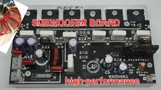 kumar audios 6 transistor mono board ||subwoofer amp board || ka2611|| kumar audios
