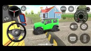 #Maruti Suzuki Jimny Driving 4x4 Wheels Size And Barking Test And Cantrol Test Offroading Test...