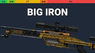 SSG 08 Big Iron - Skin Float And Wear Preview