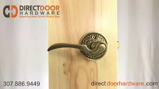 Emtek Coventry Lever with Lancaster Rosette in French Antique