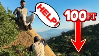The Day He Almost DIED on CAMERA!! (HIKING VLOG)