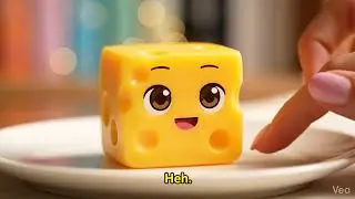 ASMR Anime Cheese Cube 🧀🙂 #short