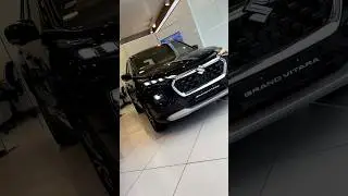 Black Grand Vitara Alpha Optional 2025 facelift Electric Seat #suv #grandvitara #fronx #vitara