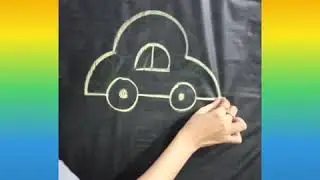 Fun and 😎Easy chalk Drawing